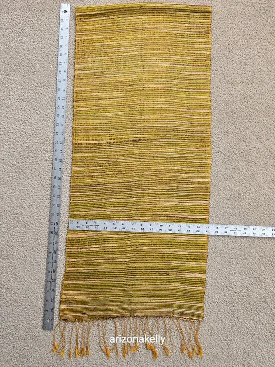 Jim Thompson Silk Woven Scarf Oblong - Picture 9 of 12